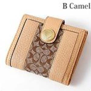 COACH（コーチ）　シグネチャー ニューフレンチ パース　財布　エルゴ41126Camel